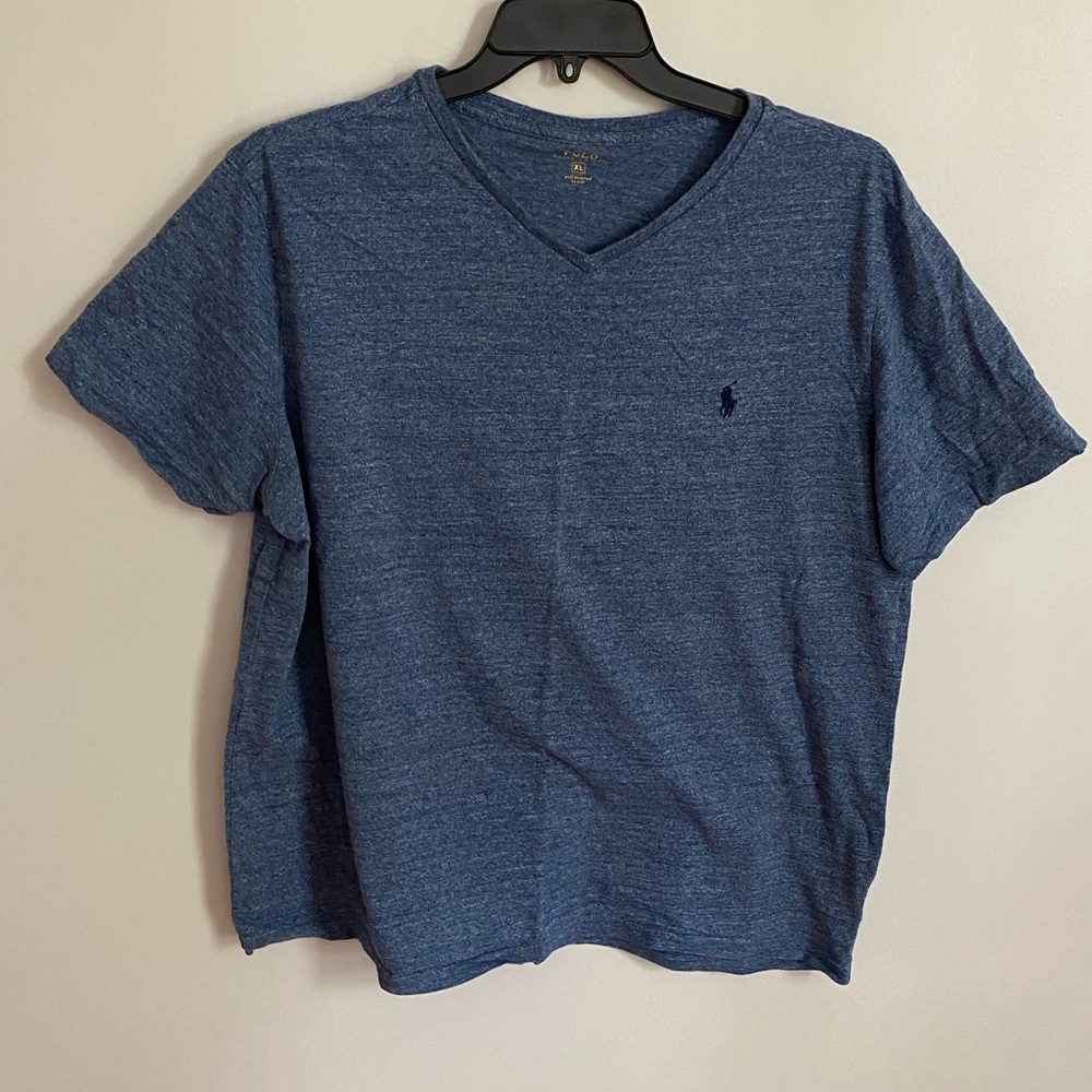 Pony Logo V Neck Tee